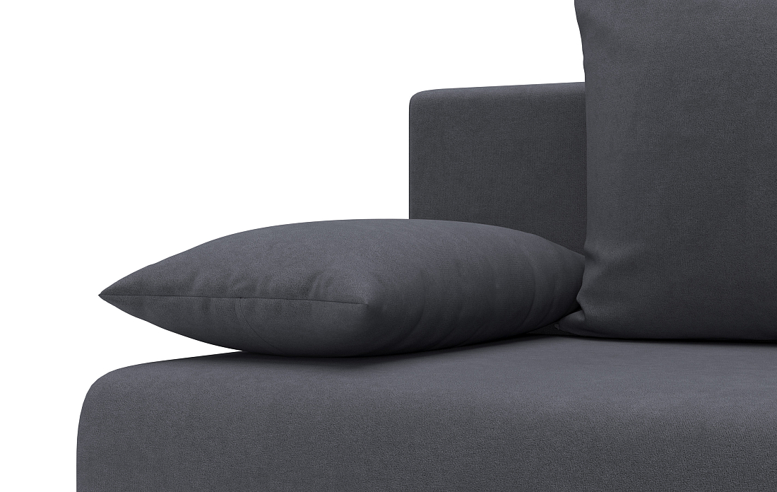 Роджерс М / Диван - кровать 3-х мест велюр parma 27 темно-серый